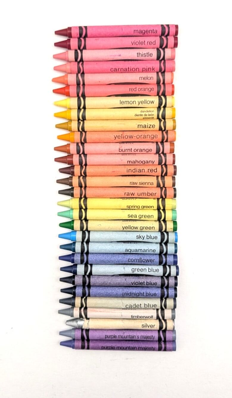 Lot Of 29 Crayola Crayons Rare Retired Discontinued Assorted Shades Binney Smith